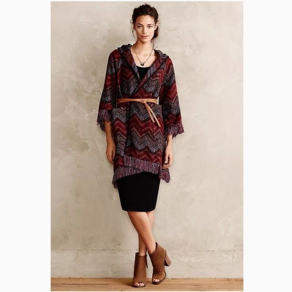 ANTHROPOLOGIE | Hei Hei Mesilla Jacquard Jacket Coat - Picture 1 of 5